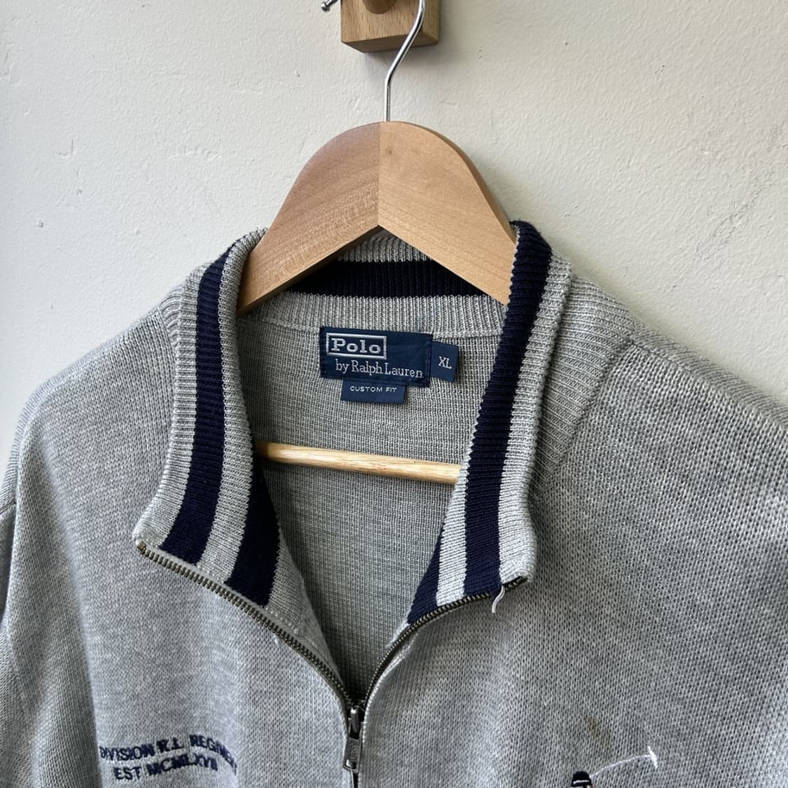 15570 - 폴로 랄프로렌 빅로고 니트 집업 상품이미지3