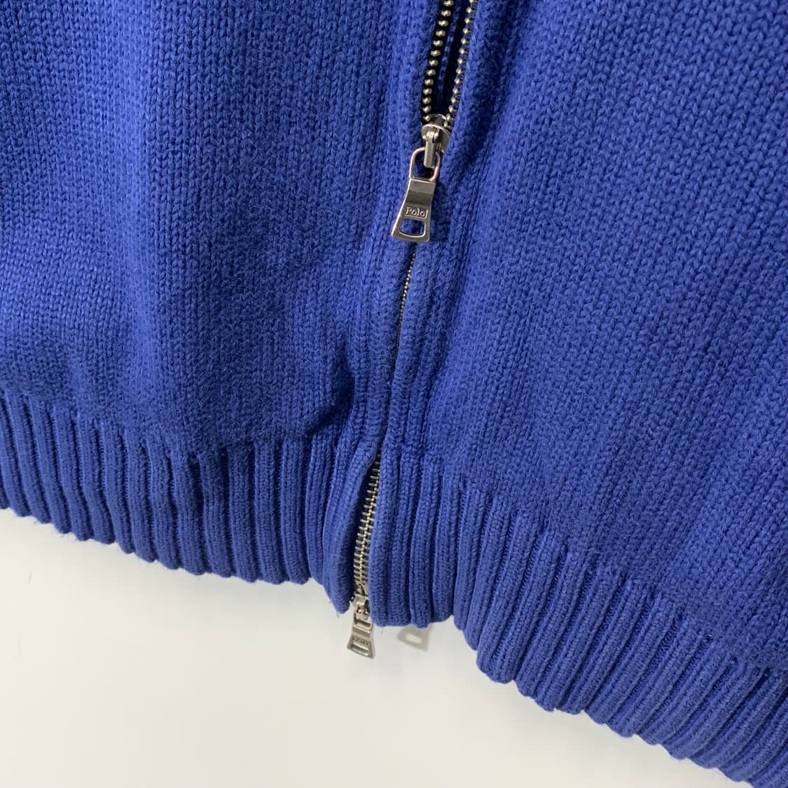 폴로 투웨이 코튼 니트 집업 상품이미지4