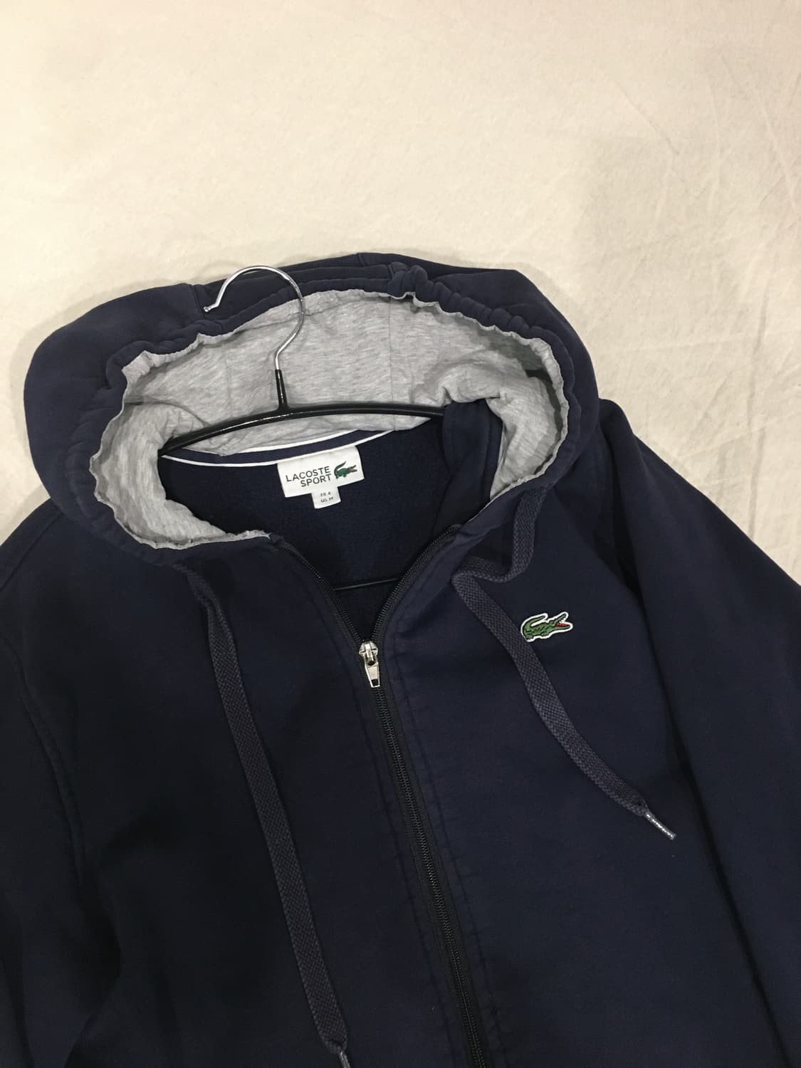 라코스테 로고 후드집업 상품이미지4