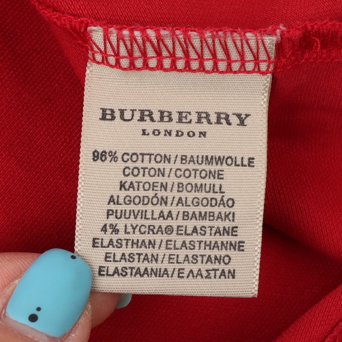 버버리 런던 노바체크 패널 pk 롱슬리브 티셔츠 상품이미지9