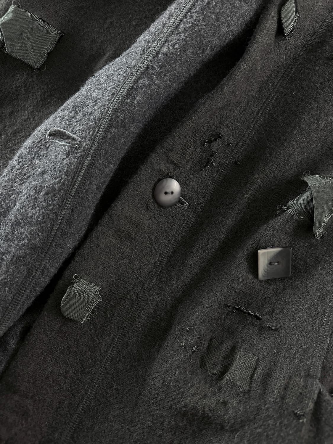빈티지 이세이 미야케 Haat 울 숄 코트 상품이미지5