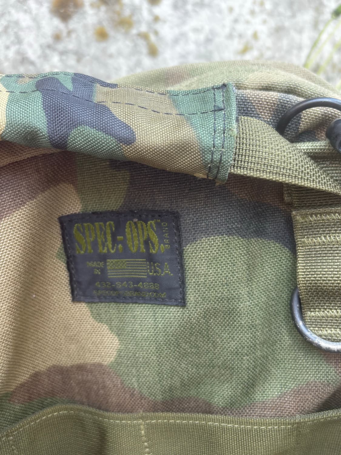 U.S SPEC-OPS 업사이클링 카모 4way 텍티컬 가방 상품이미지6