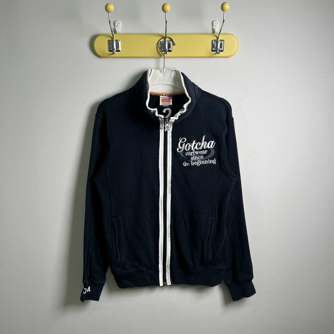 Gotcha 갓챠 블랙 트랙 집업 자켓 M 상품이미지1