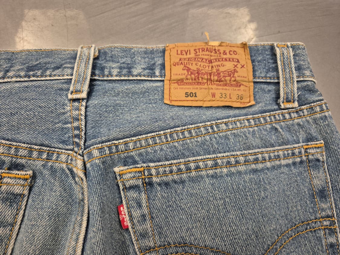 90s 리바이스 501 데님 팬츠 상품이미지5