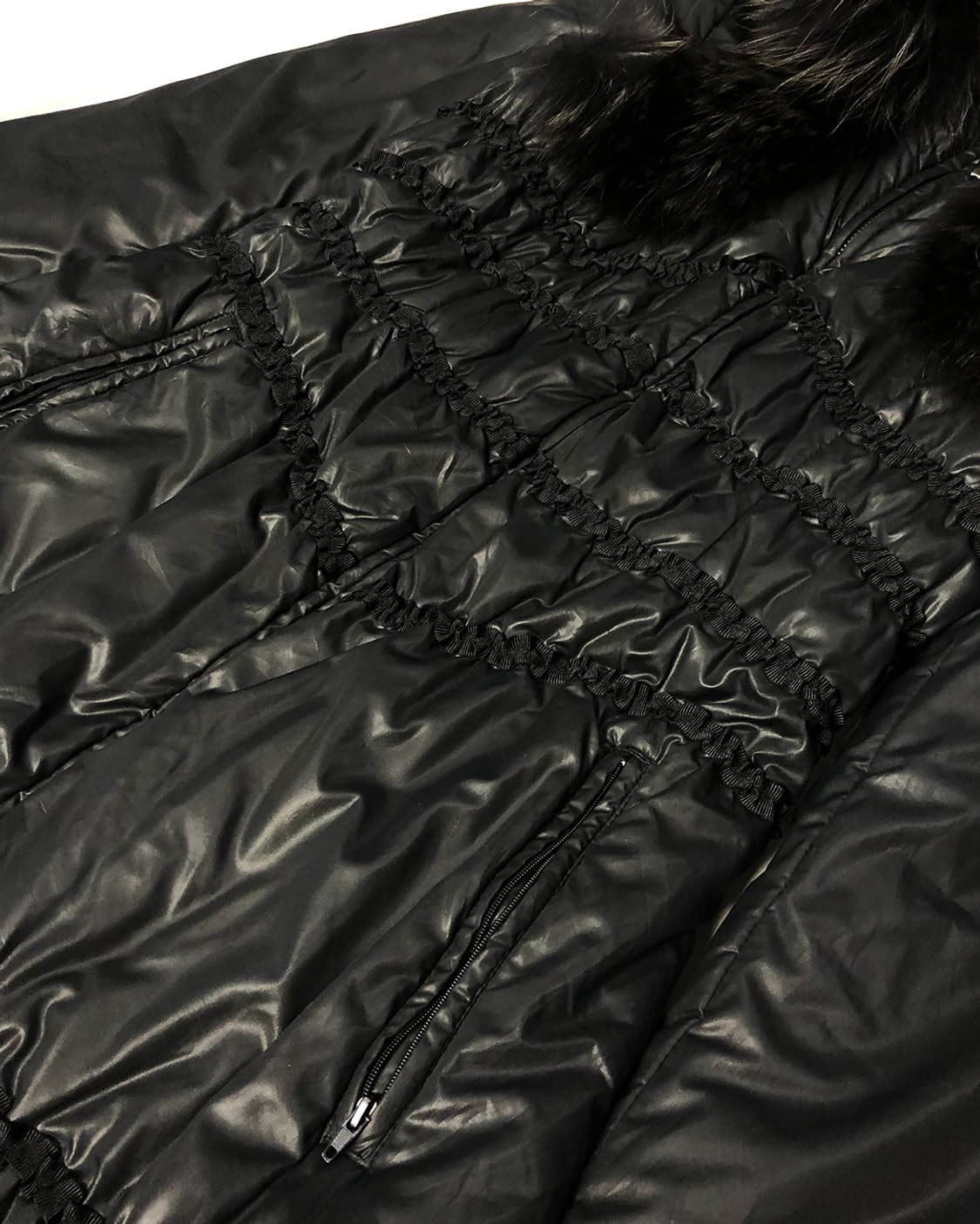 Roberto Cavalli 밍크 퍼 셔링 롱 패딩자켓 상품이미지8