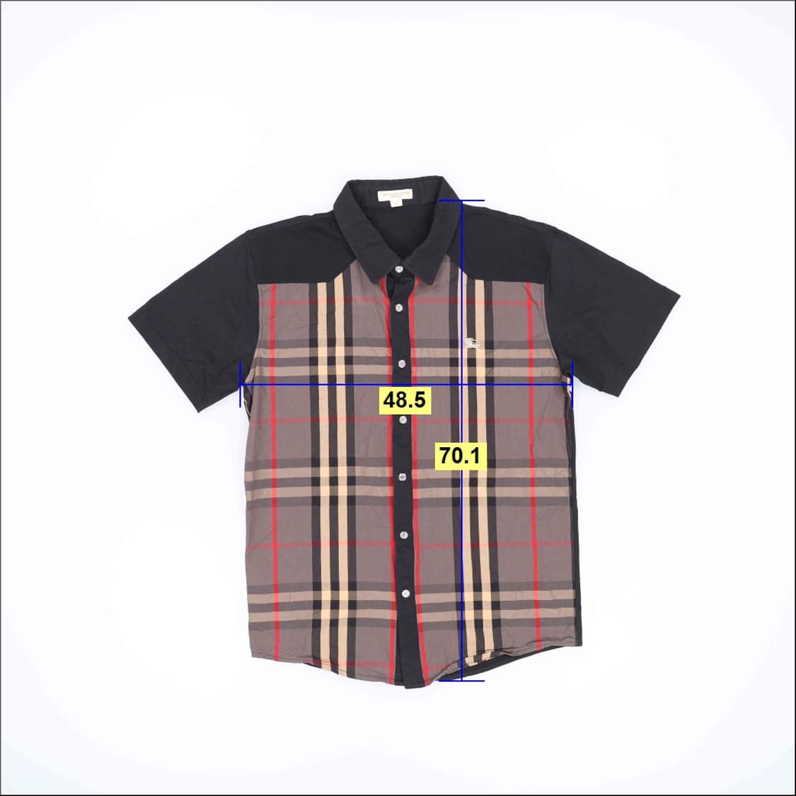 L 빈티지 노바체크 셔츠티셔츠 0507H1 상품이미지5