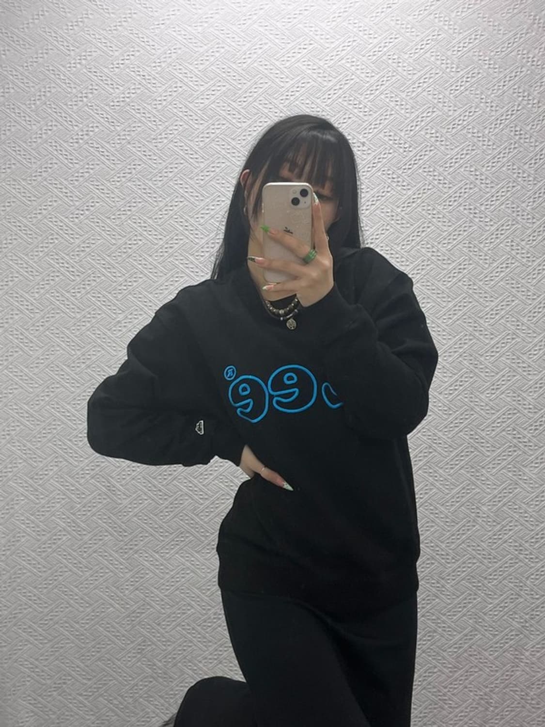 LEE 올드스쿨 키치 빅로고 맨투맨 스웻셔츠 M C08908 상품이미지1