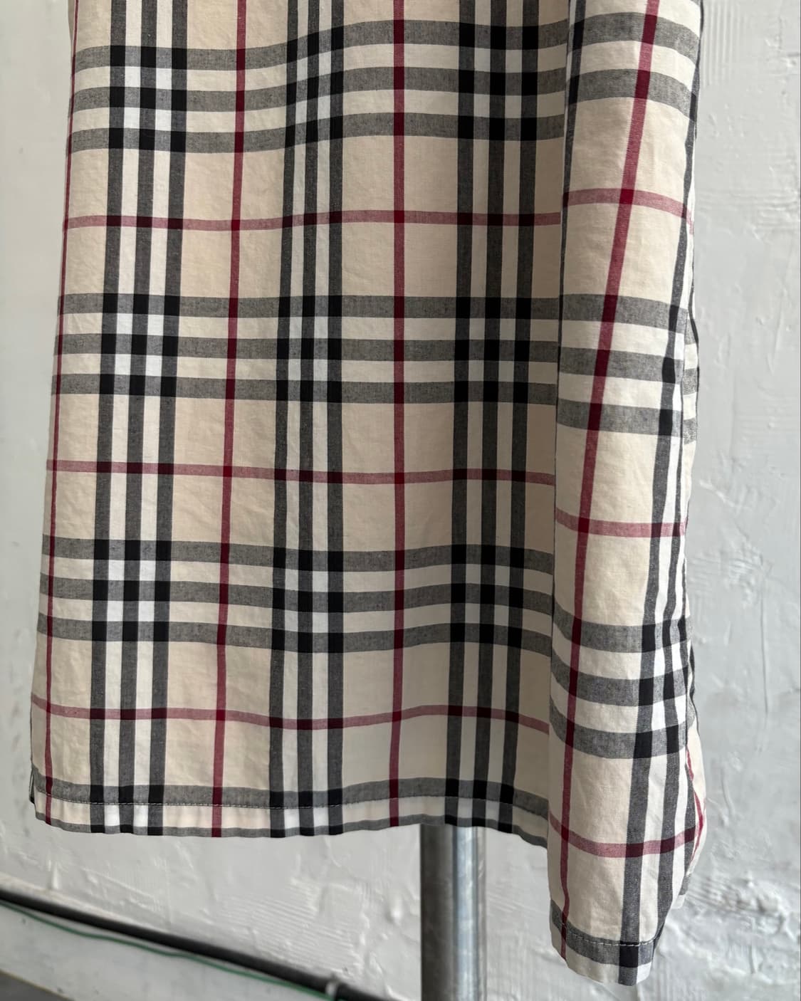 Burberry 버버리 노바체크 실크 뷔스티에 원피스 상품이미지6