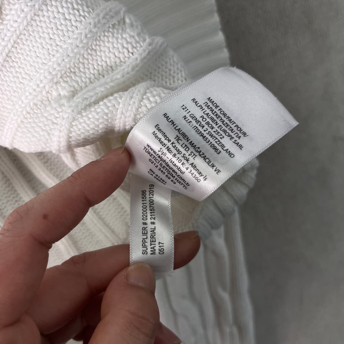 W95 폴로 랄프로렌 꽈배기 니트 상품이미지7