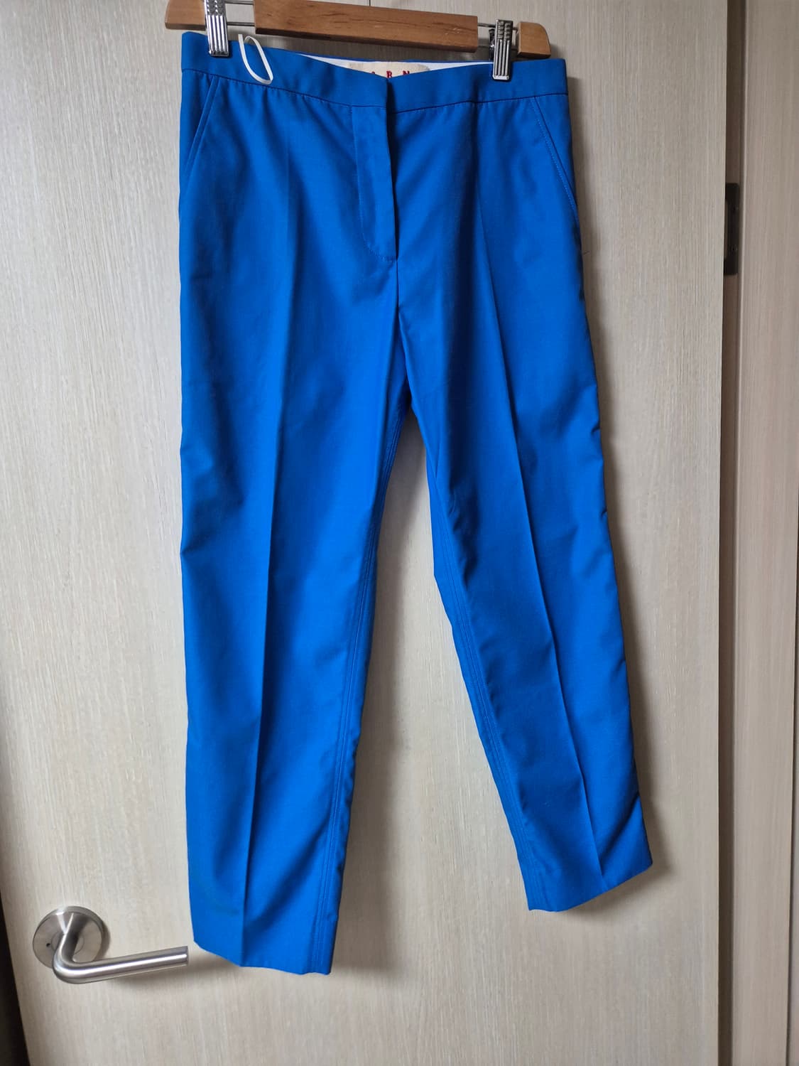 (정품) 마르니 코튼 슬랙스 팬츠 바지 (20fw) 38 상품이미지1