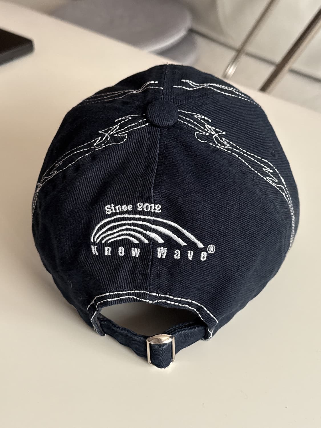 노우웨이브 레코드 볼캡 네이비 상품이미지3