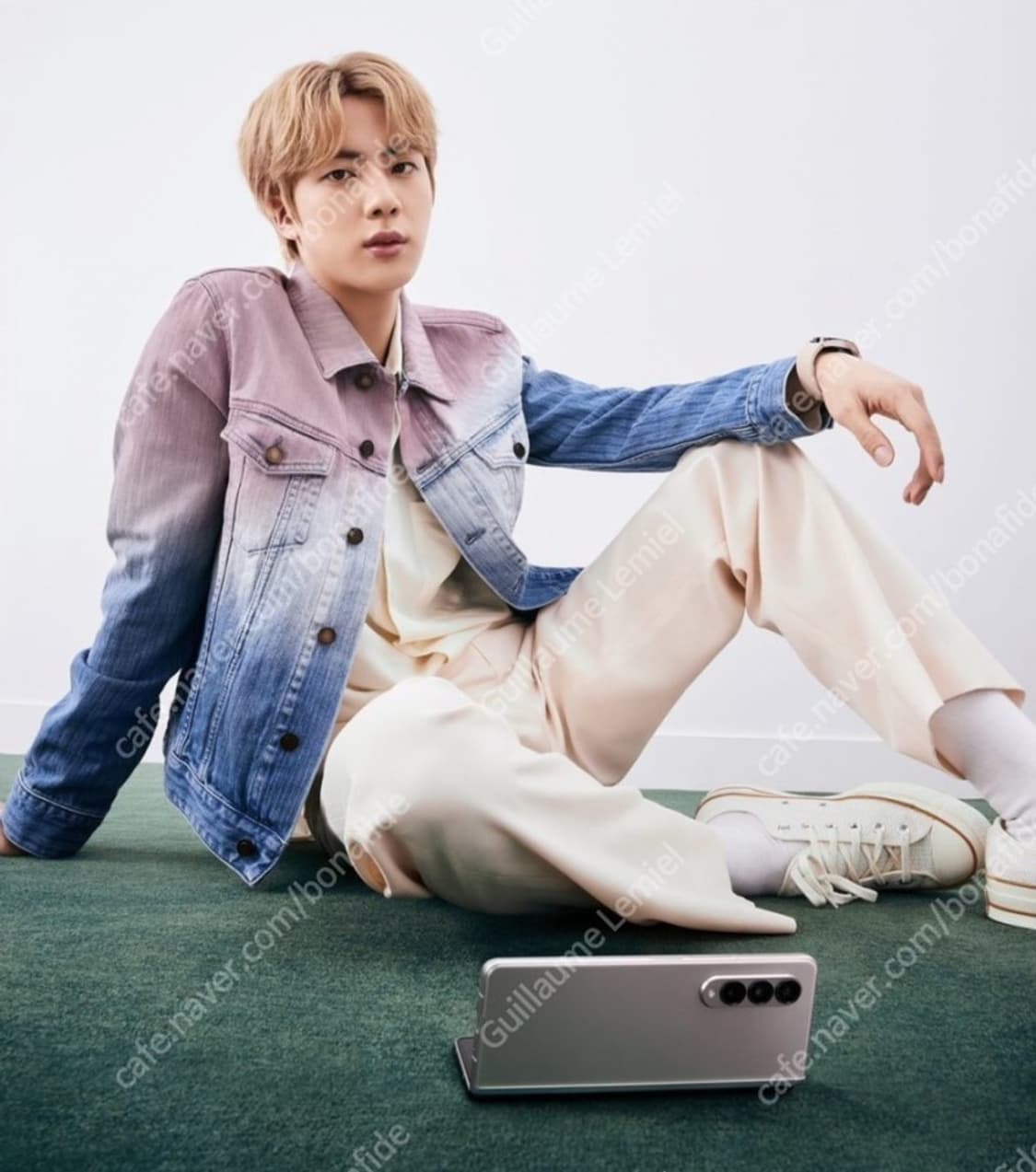 생로랑 타이다이 데님자켓 L 상품이미지2