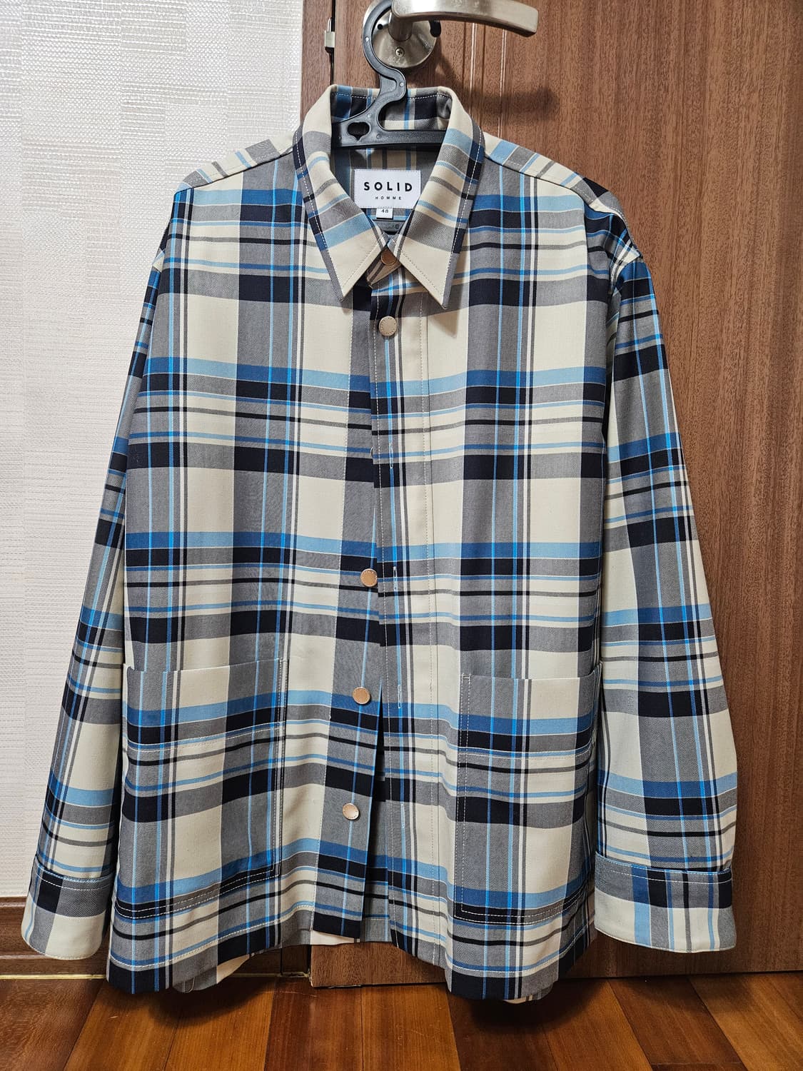 솔리드옴므 오버사이즈 셔츠 아우터 48 상품이미지2