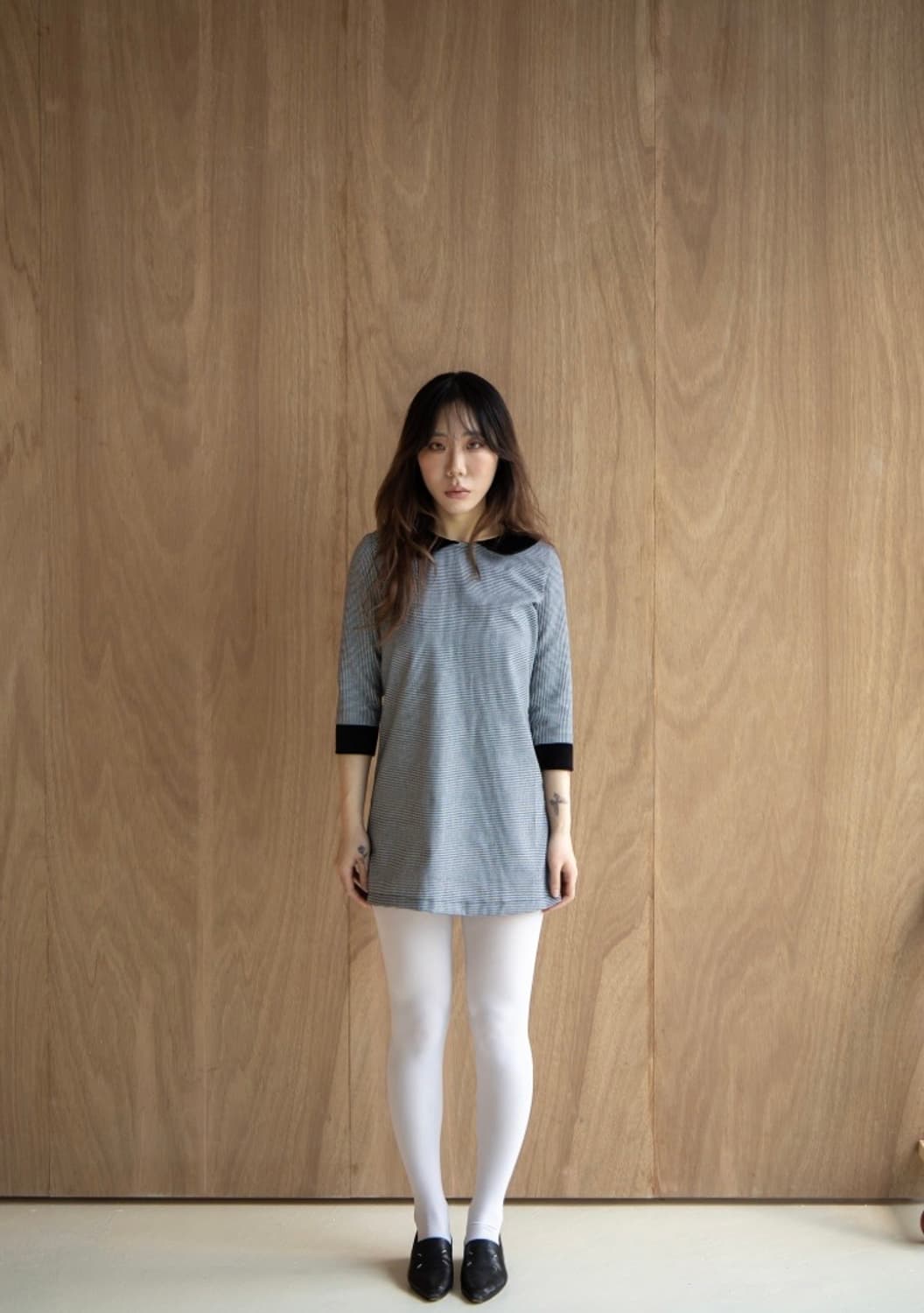 김프티 하운드투스 벨벳 미니 드레스 상품이미지1