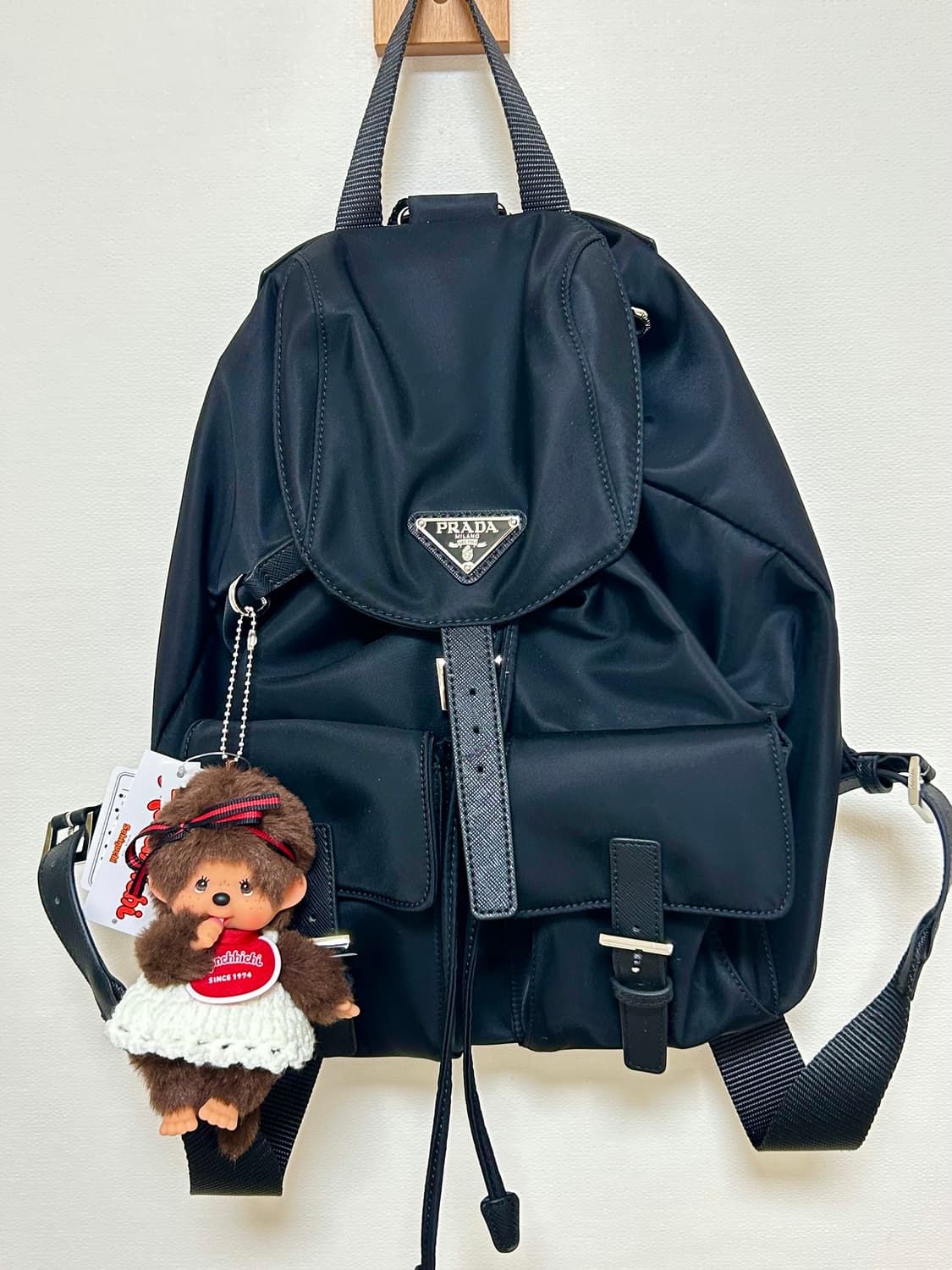 (22)정품몬치치-💛❤️화이트 니트원피스 상품이미지5