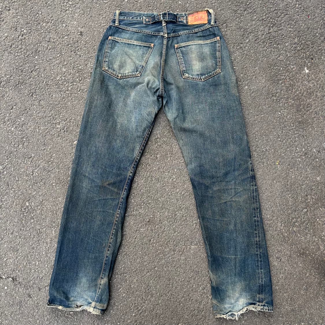 일본 sewing chop 신치백 셀비지 데님 팬츠 상품이미지5