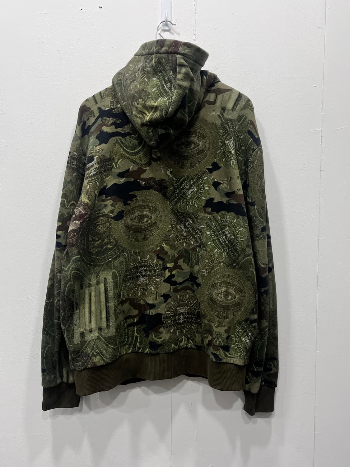 지방시 카모플라쥬 패턴 빅포켓 후드티 남성 XL 상품이미지5