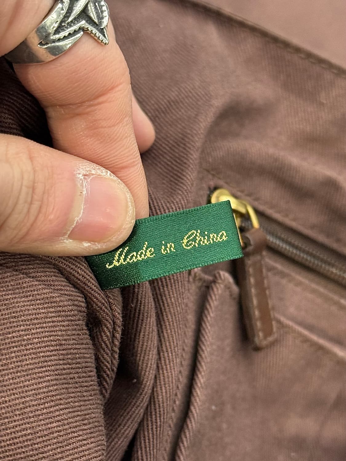 랄프로렌 브라운 카우 멀티 포켓 레더 메신저 백 상품이미지5