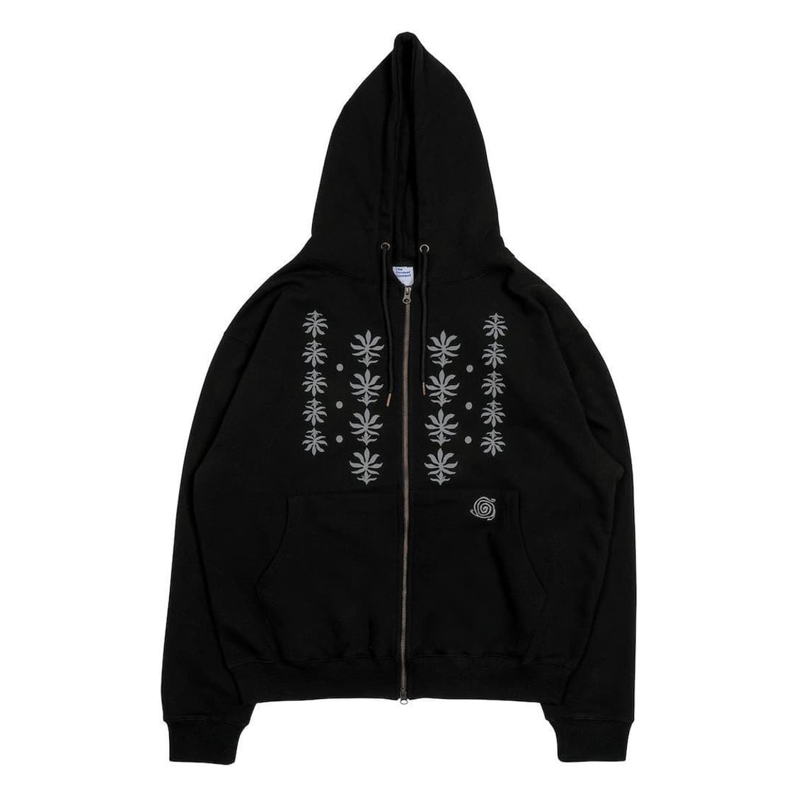 더콜디스트모먼트 TCM ethnic hooded zip-up 블랙 상품이미지1