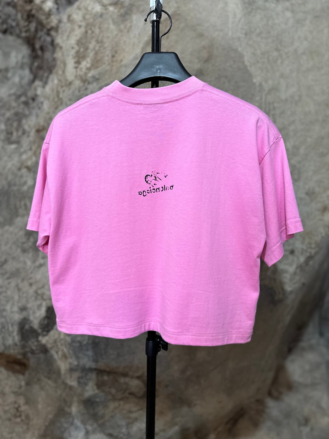 발렌시아가 핸드 드로잉 로고 반팔 상품이미지3