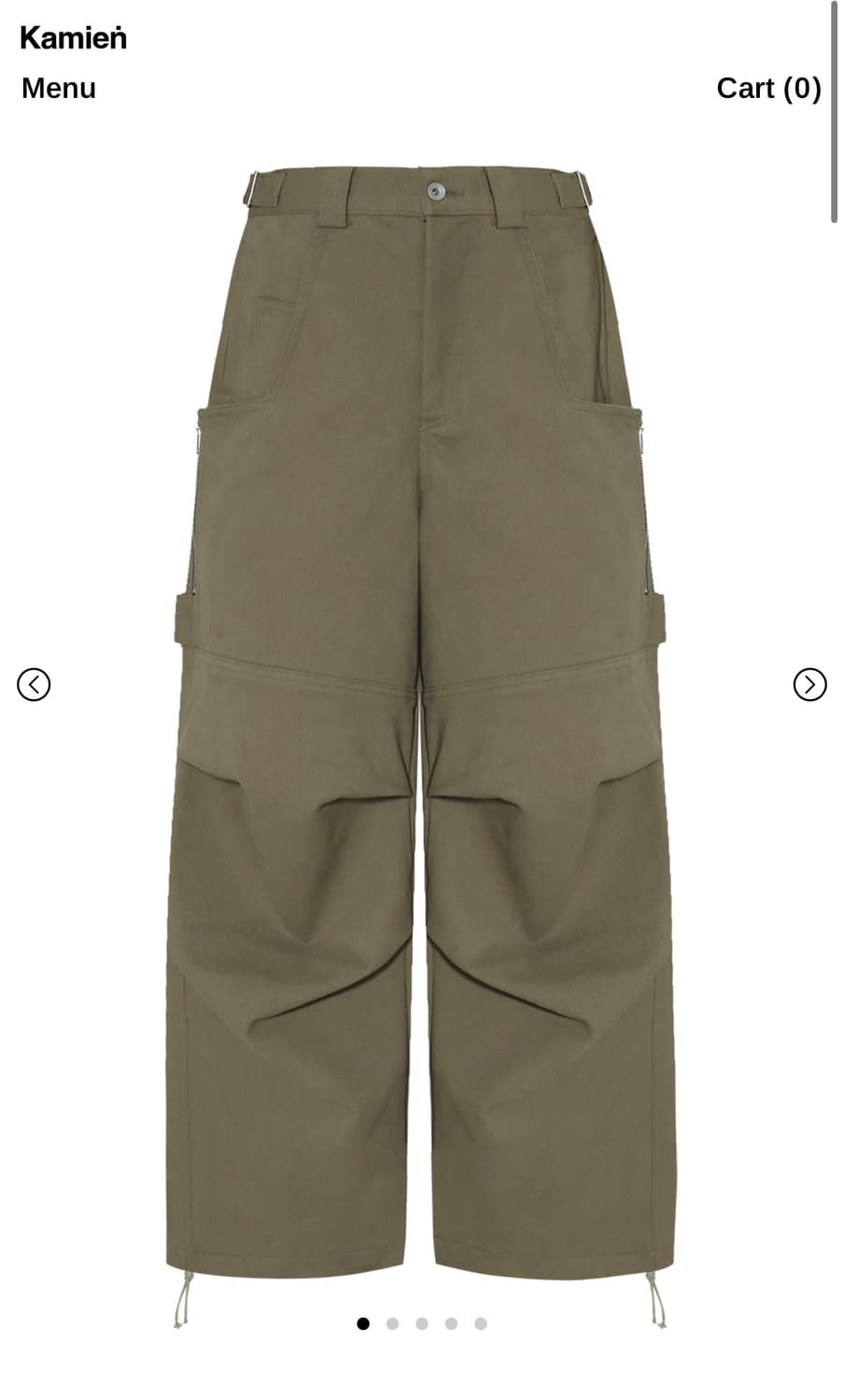 [3] 카미엔 GROUND PANTS 몰스킨 새상품 상품이미지1