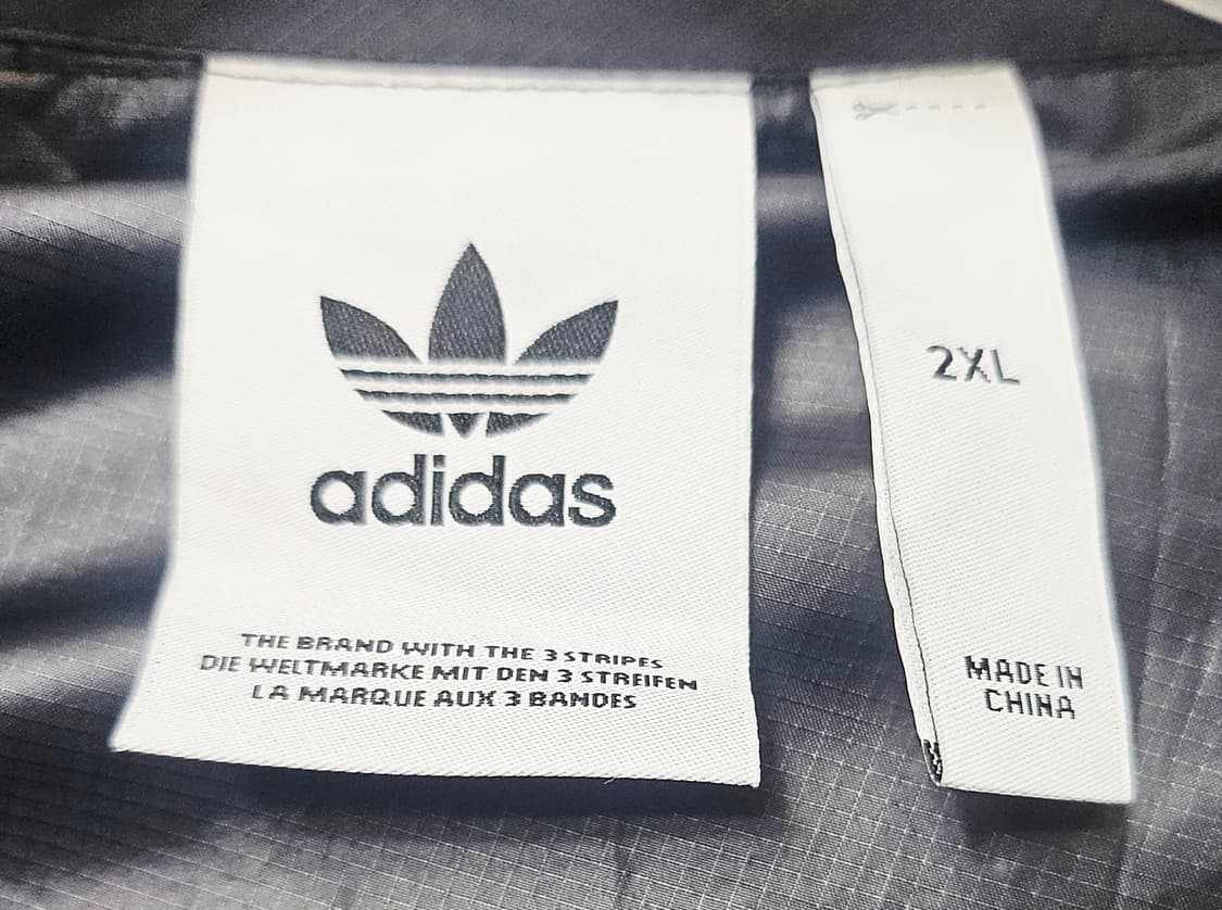 (110)2XL ☆초대장급☆ 아디다스 파이어버드 [검흰] 아노락 바람막이 상품이미지2