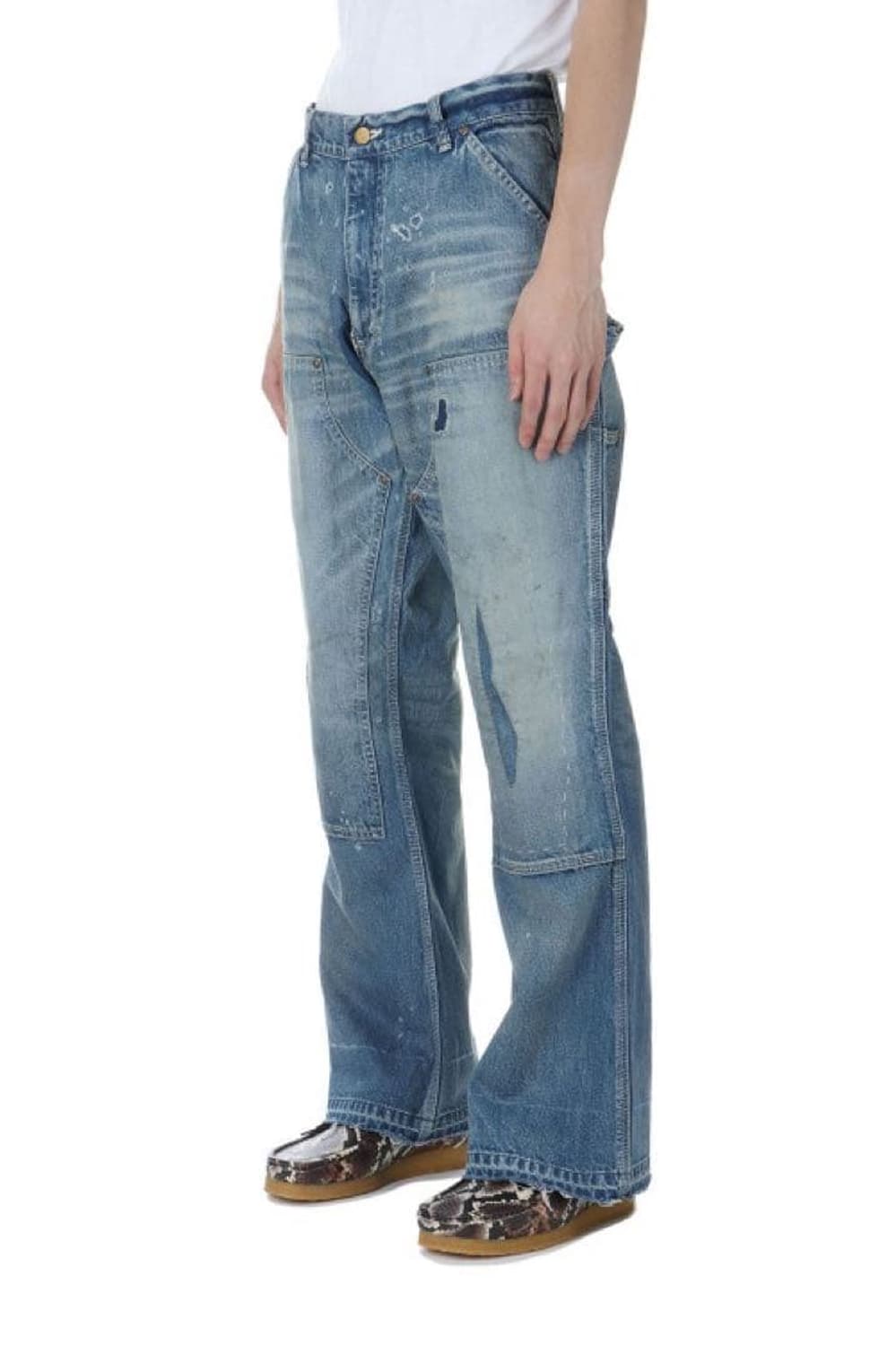 세인트 미카엘 더블니 데님 L사이즈 상품이미지3