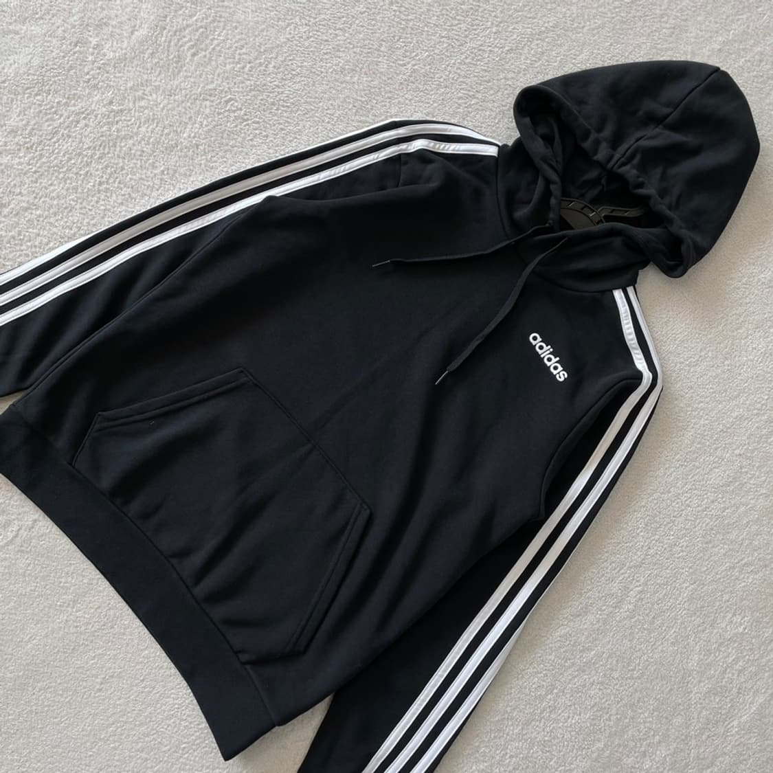 M 아디다스 블랙 후드티 95 상품이미지3