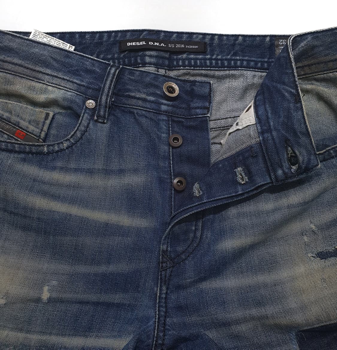 디젤 버스터 패치워크 진 (32~33) made in italy 상품이미지8
