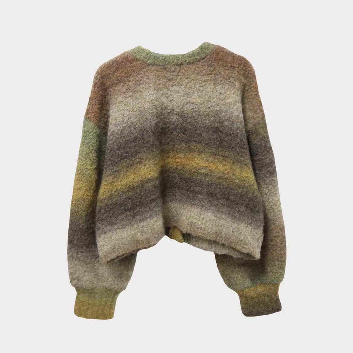 로리즈팜 그린 부클 울 혼방 가디건 61186 상품이미지2