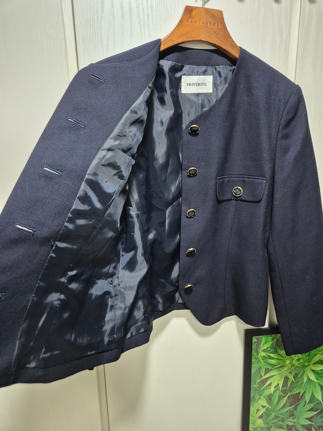 (세일)JPN . PRIVERITE 다크네이비 금장 버튼 자켓 상품이미지8