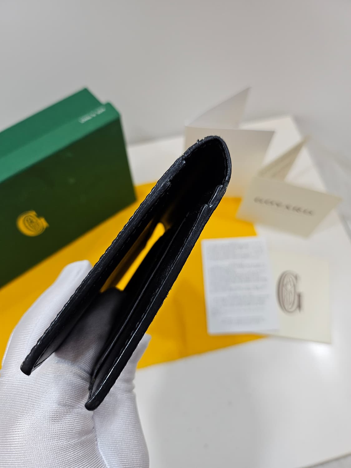 [정품] 고야드 생로슈 장지갑 블랙 상품이미지2