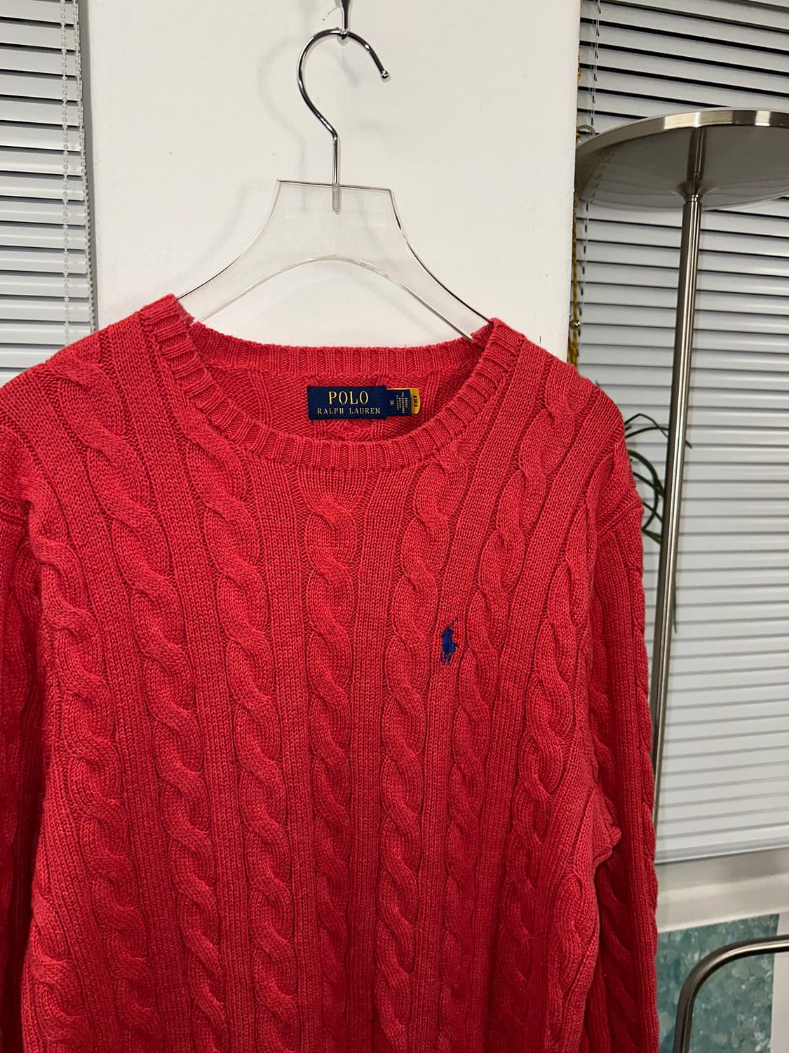 폴로 케이블 니트 M (신형큐알버전) 상품이미지2