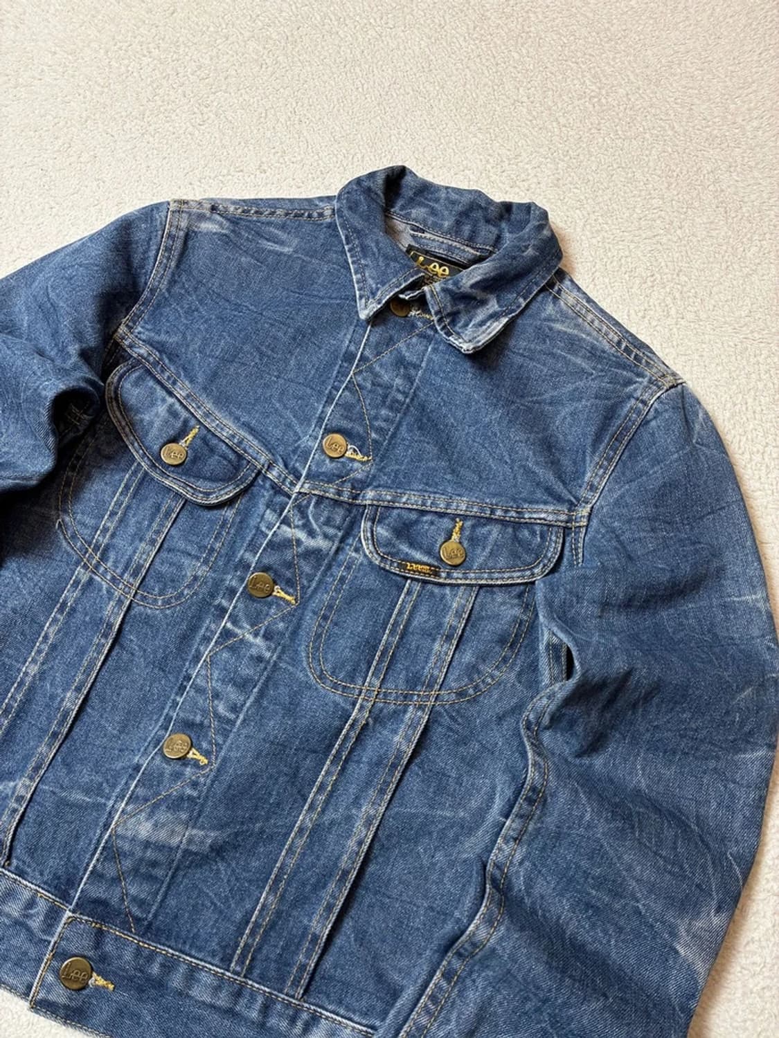 Lee 리 90's 버튼 에이징 데님 트러커 자켓 PN7748 상품이미지2