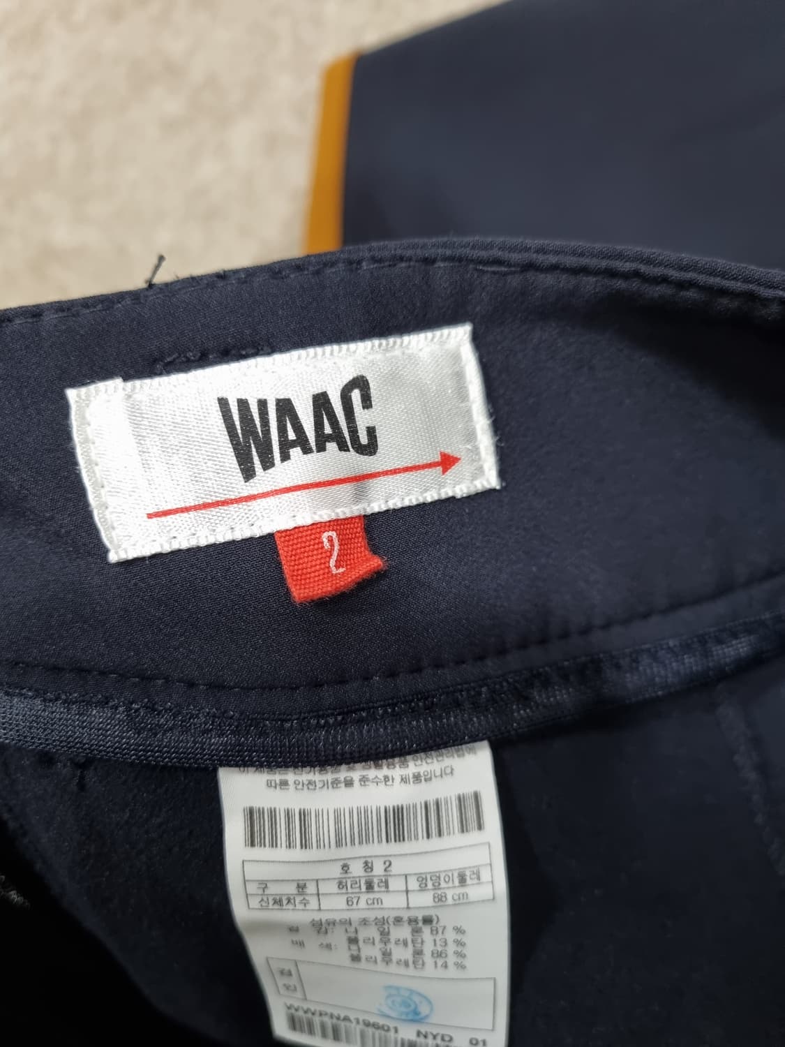 여성 67 왁 WAAC 골프웨어 기모 바지 상품이미지6