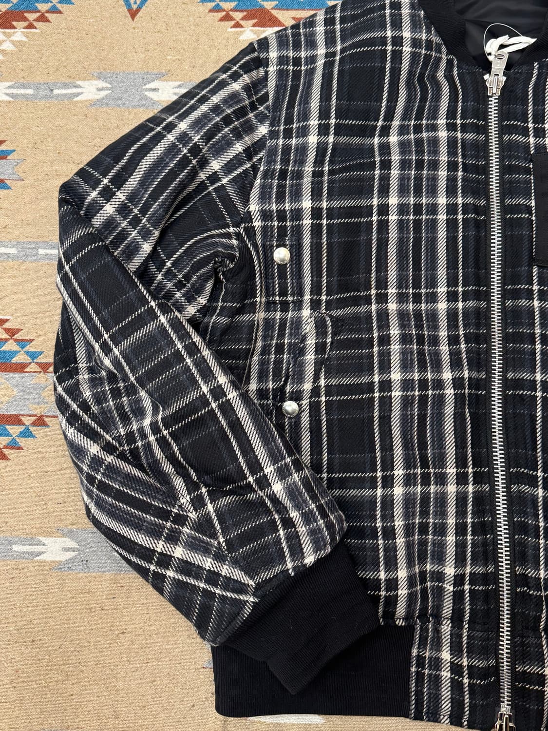 [46] 더 솔로이스트 플란넬 플라이트 자켓 25AW 상품이미지2