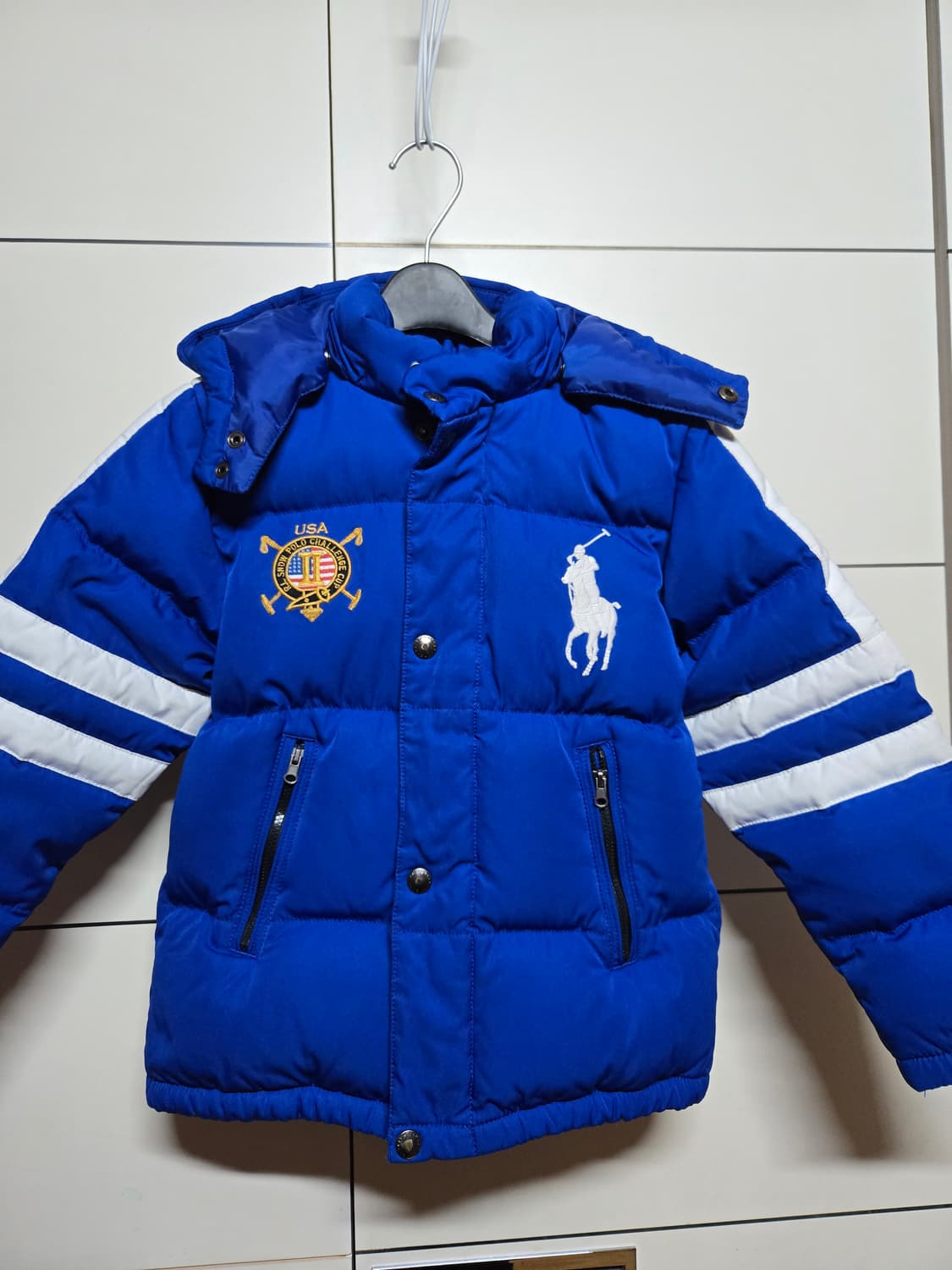 폴로 랄프로렌 아동 빅포니 다운 패딩(6~7세) 상품이미지2