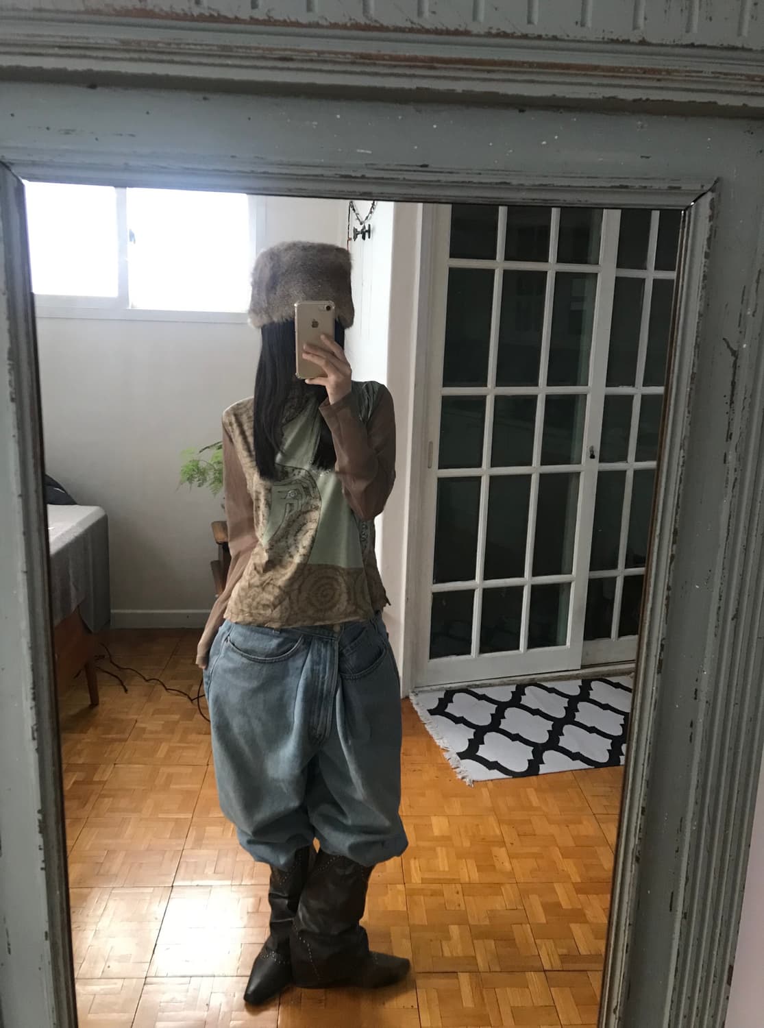 vintage fur hat 상품이미지3