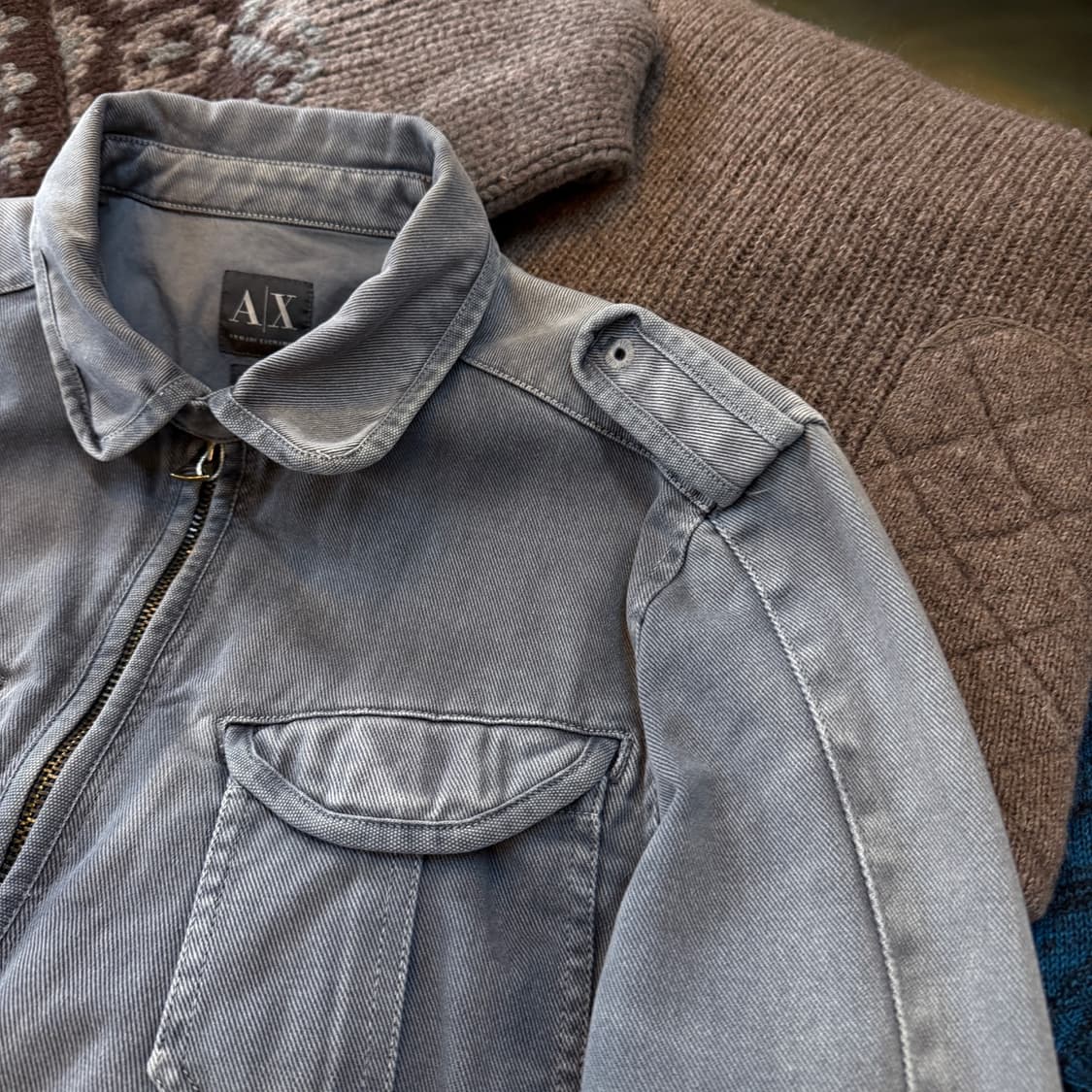 아르마니 익스체인지 라이더 트러커 자켓 상품이미지2