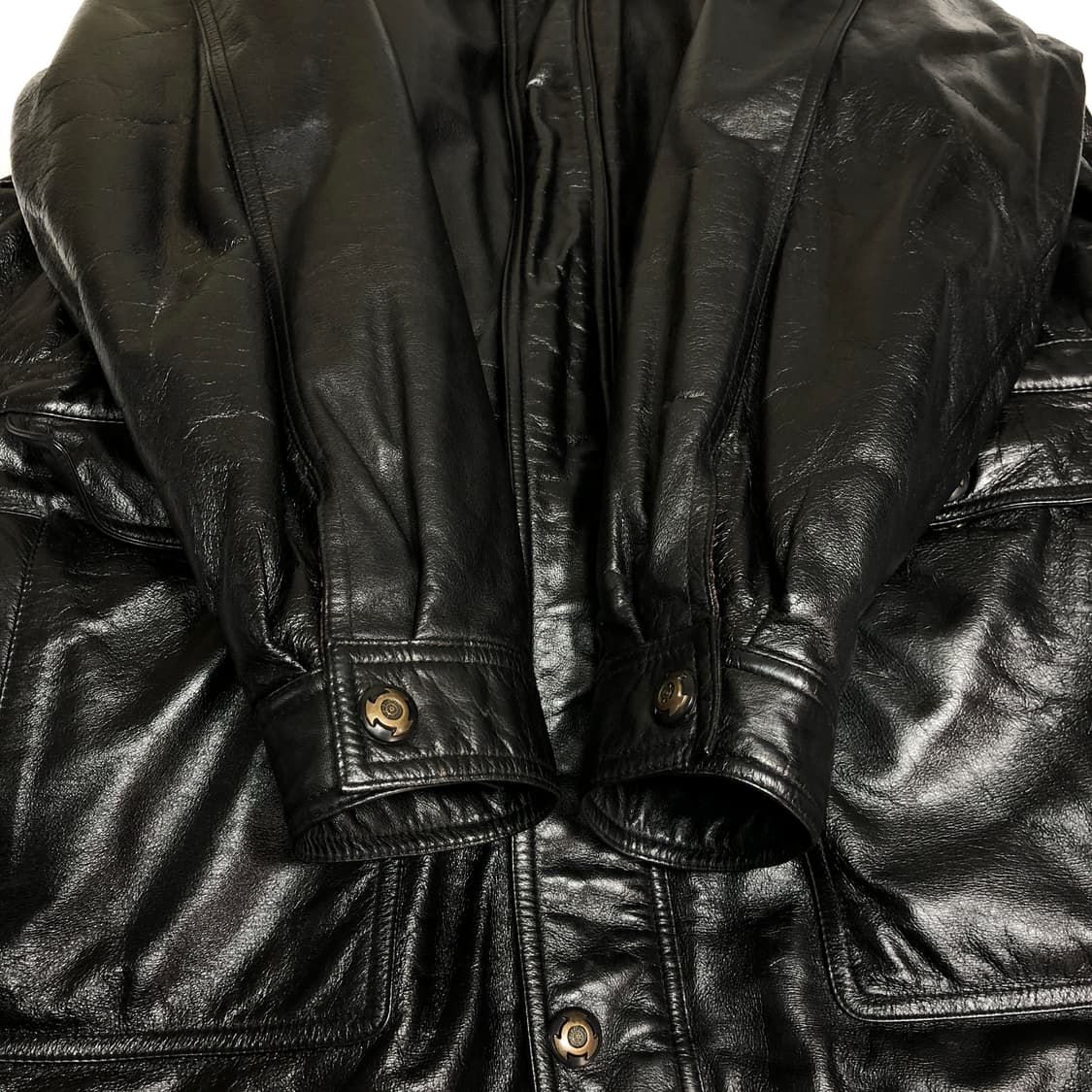 Planet 소가죽 점퍼(오리털내피) XL 상품이미지4