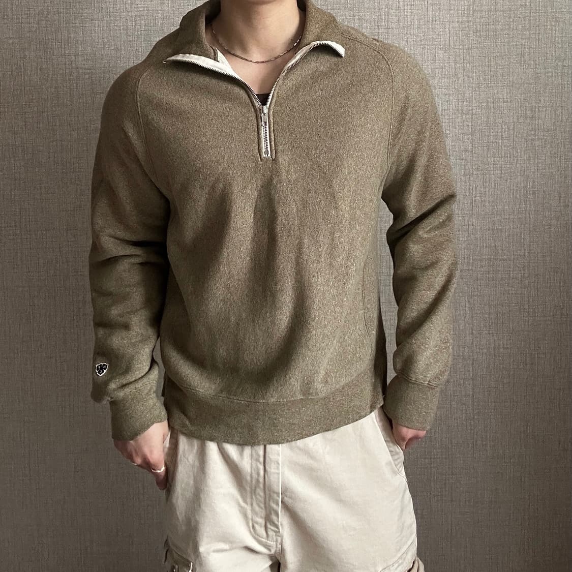 Heritagefloss 헤리티지 플로스 포인트 반집업 니트 상품이미지2