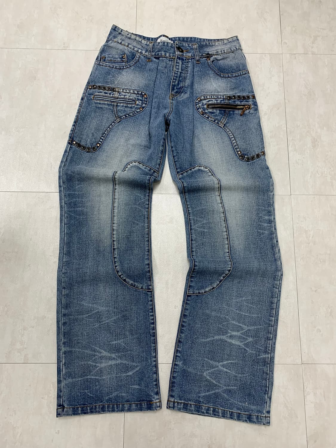 Andrew velasco 큐빅 데님 팬츠 #113 상품이미지1