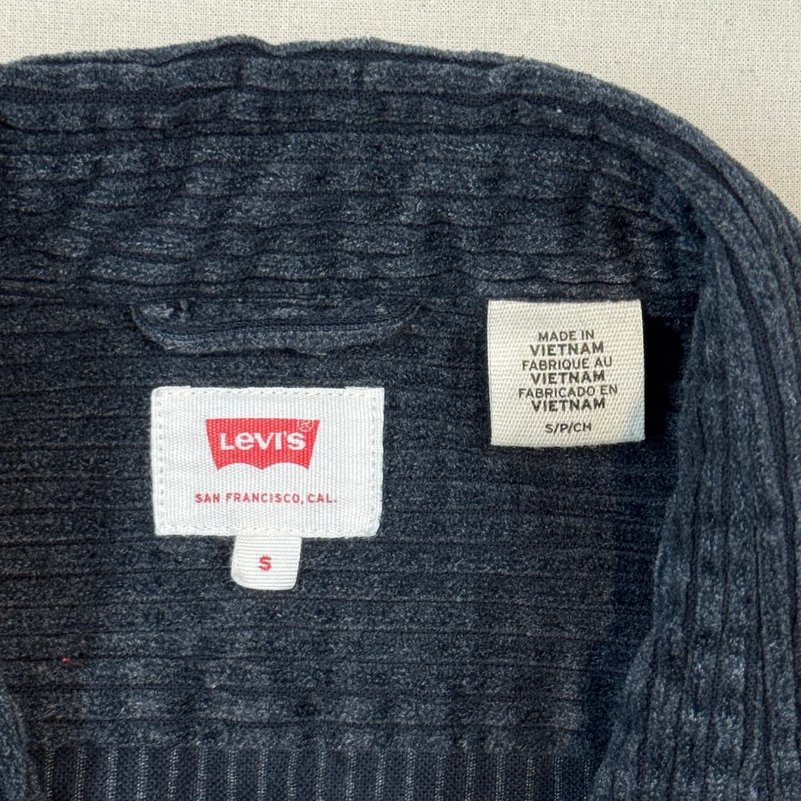 S) 리바이스 투포켓 코듀로이 워크 셔츠 자켓 T버튼 타입 상품이미지5