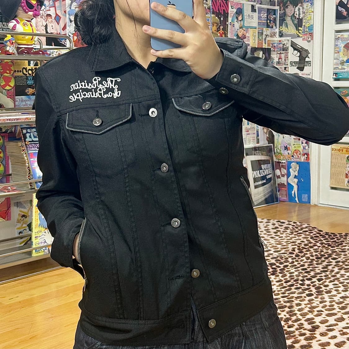 JPN 크레이지 데빌 블랙 트러커 자켓 상품이미지2