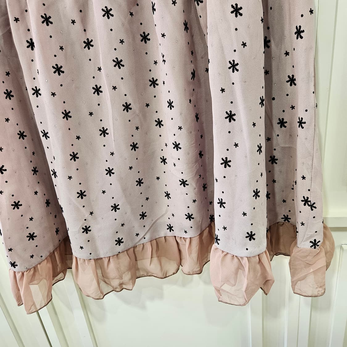 엑시즈팜 axes femme 진주 리본 쉬폰 원피스 상품이미지2