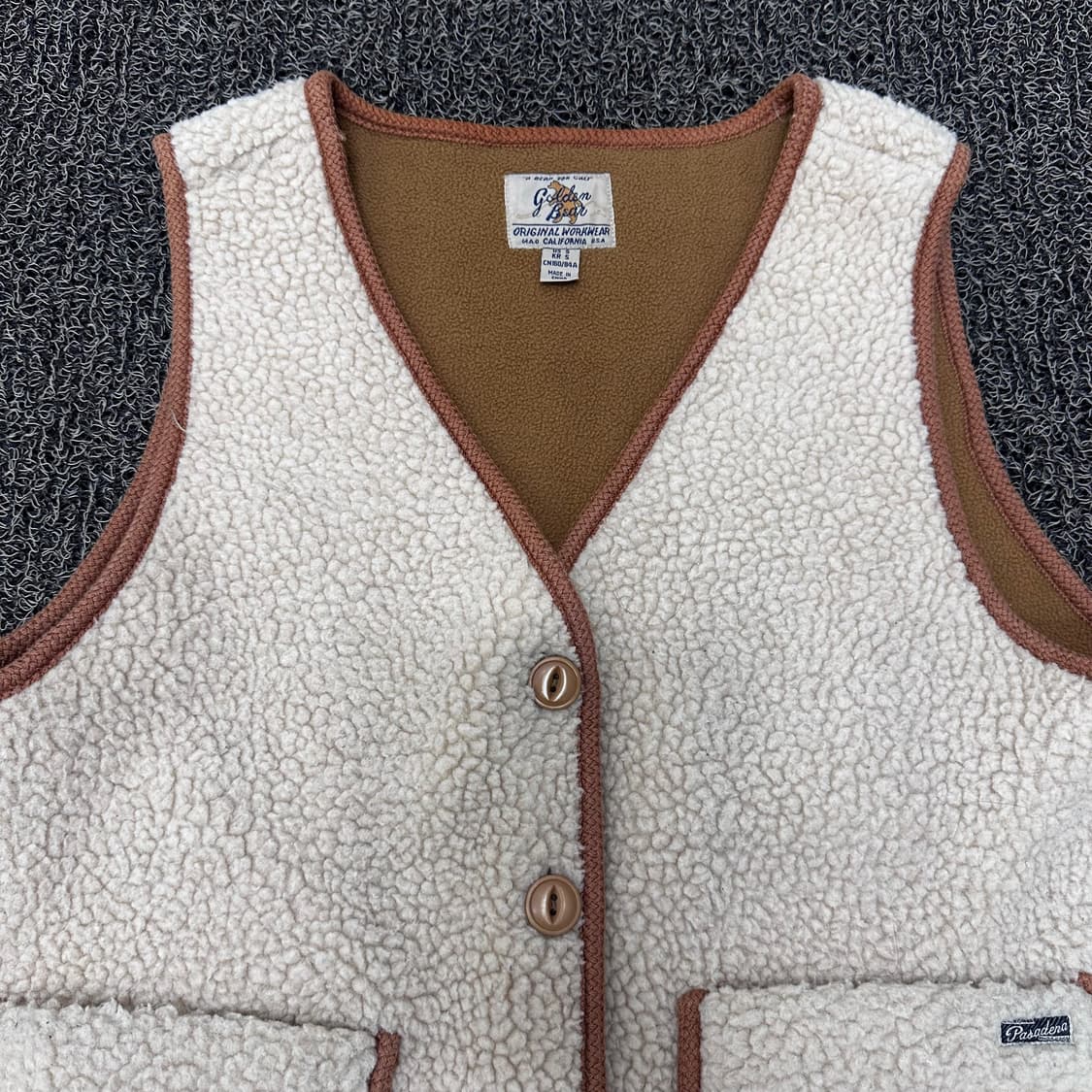 골든베어 USA 여성 셰르파 털 조끼 S 상품이미지2