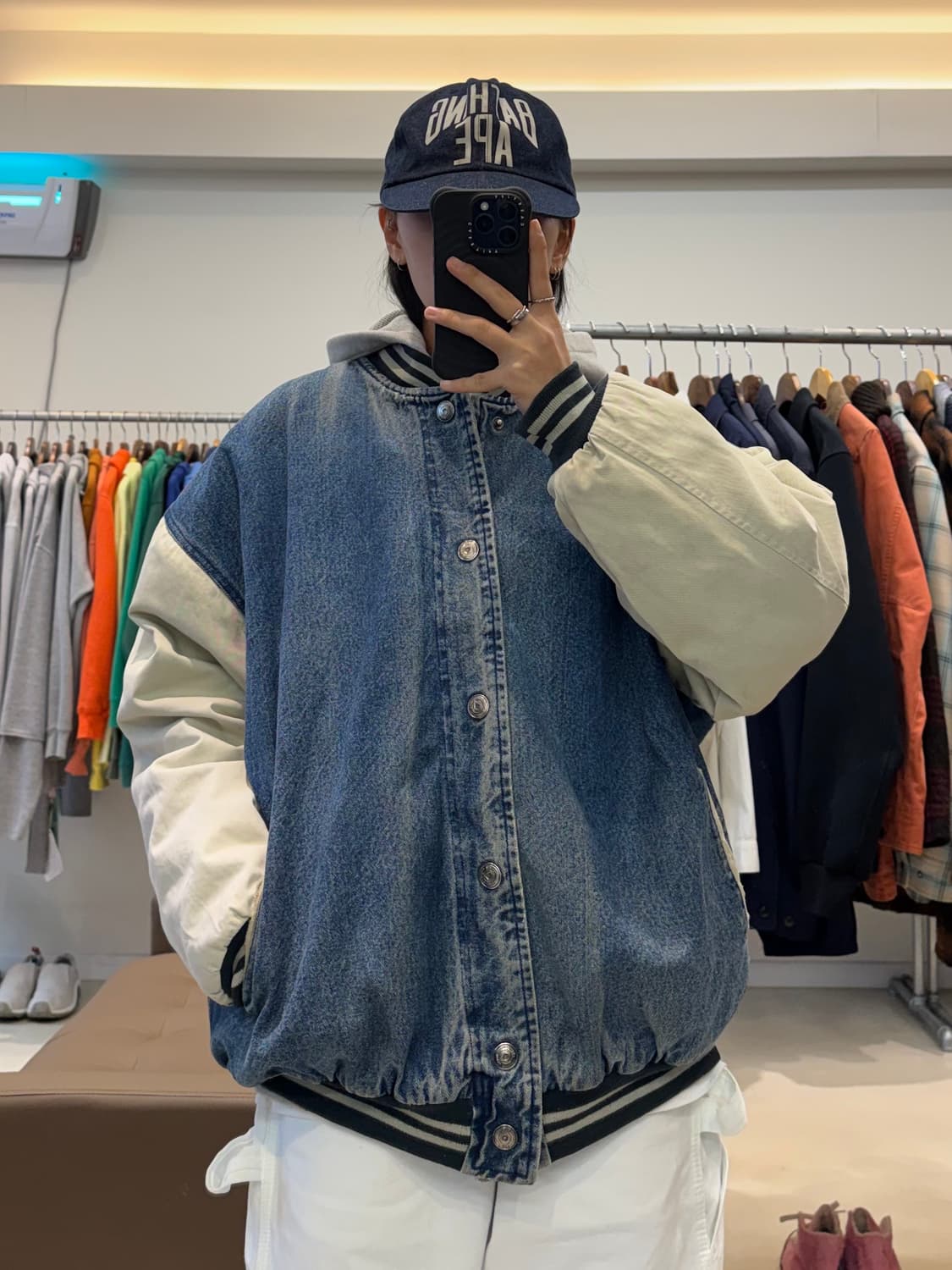 North bay 데님 바시티자켓 상품이미지7