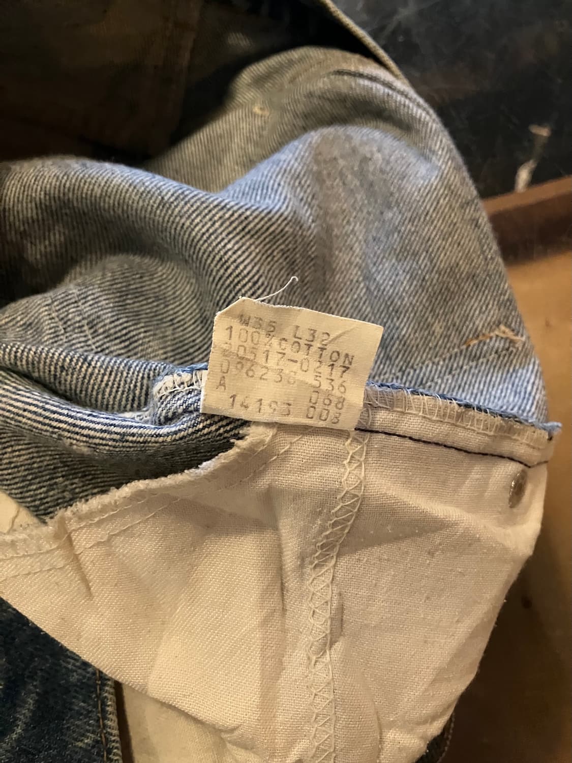 80s USA 빈티지 리바이스 517 부츠컷 데님 팬츠 상품이미지10