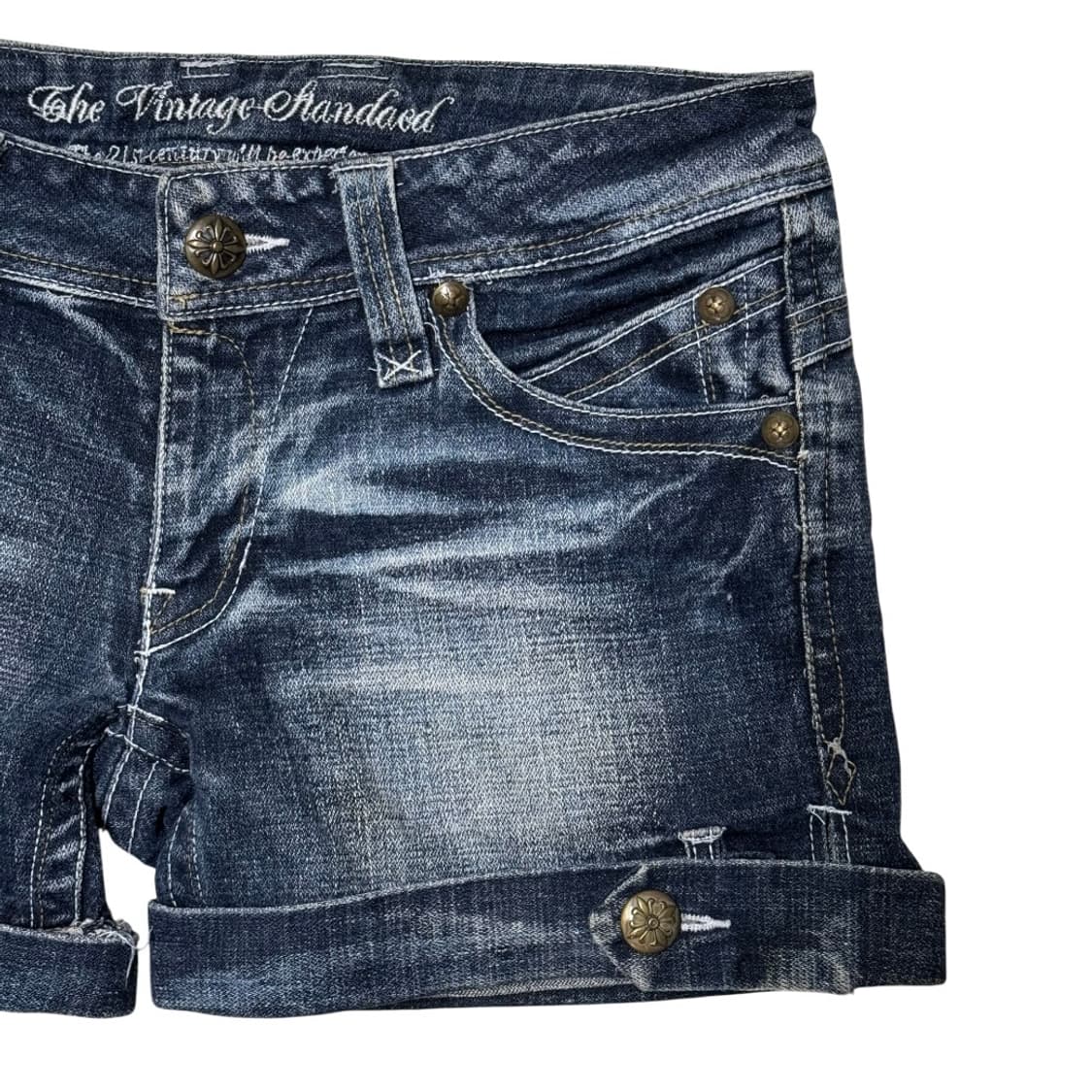 JPN 디테일 Y2K 로우라이즈 핫팬츠 상품이미지1