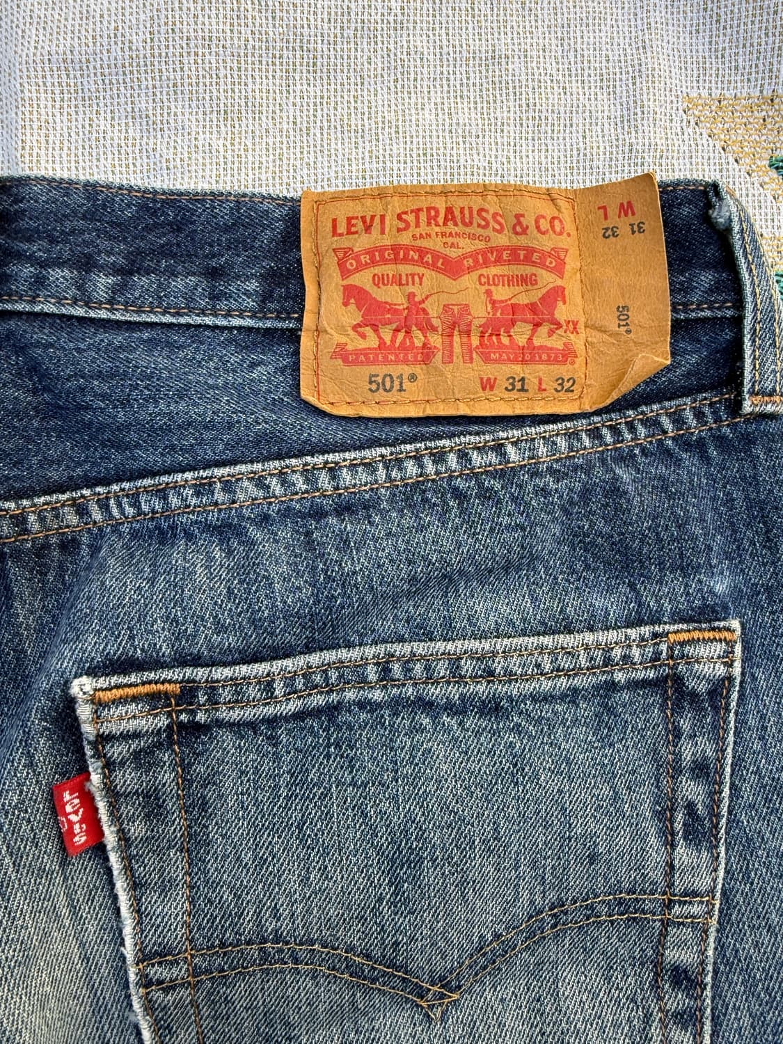 리바이스 501 31/32 버튼플라이 상품이미지7